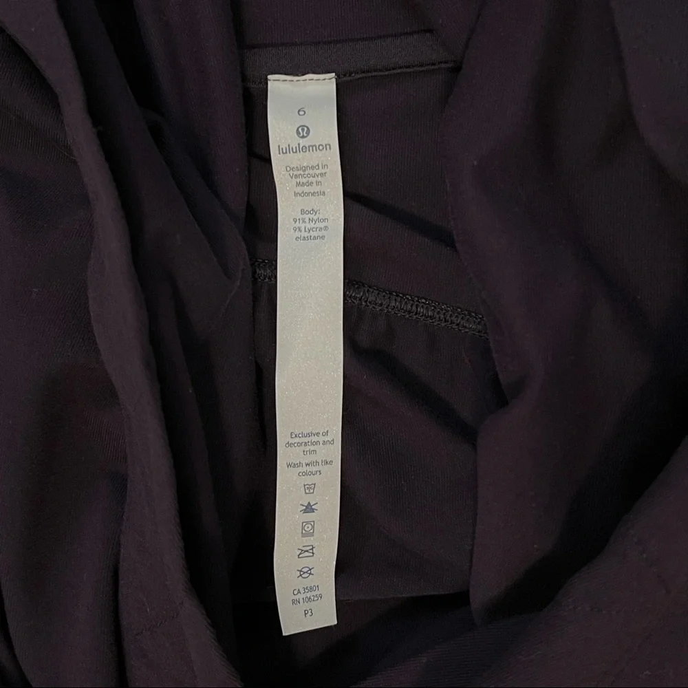 Lululemon Ready To Rulu Wrap Hooded Jacket 6/Small Boysenberry Dark Purple Yoga - Picture 12 of 16